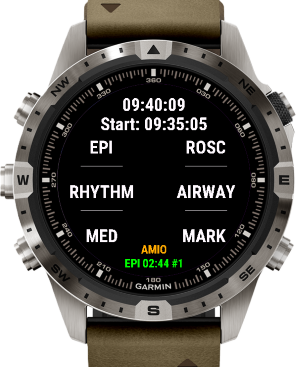Compatible Garmin watch running CodeMark