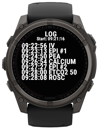 Compatible Garmin watch running CodeMark